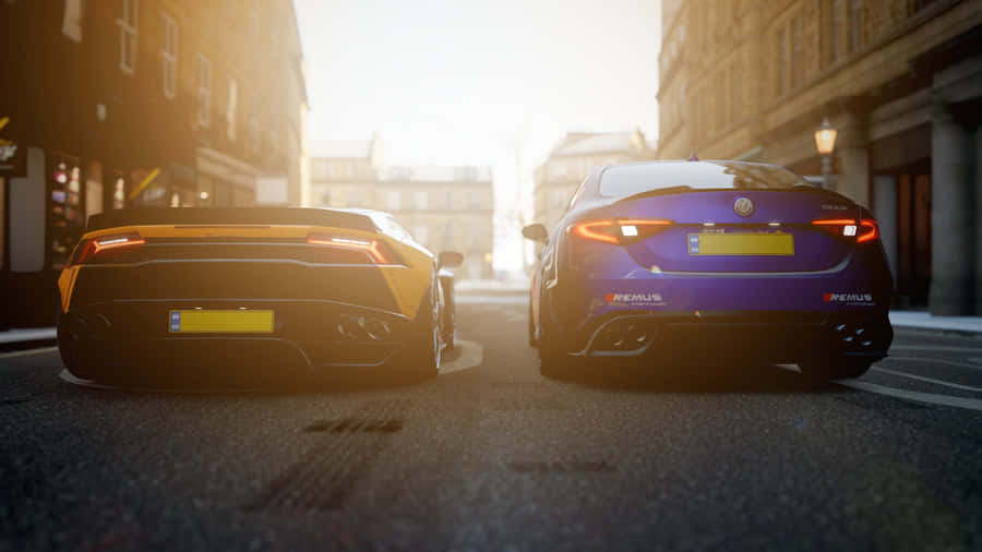 1440p Lamborghini And Alfa Romeo Cars Wallpaper