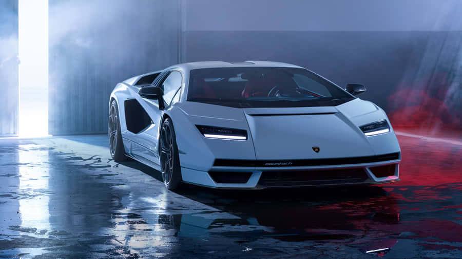 1920 X 1080 Car White Lamborghini Wallpaper