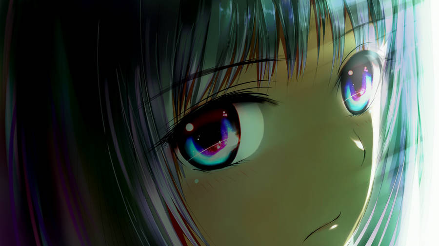 1920x1080 4k Pretty Anime Girl Close-up Wallpaper