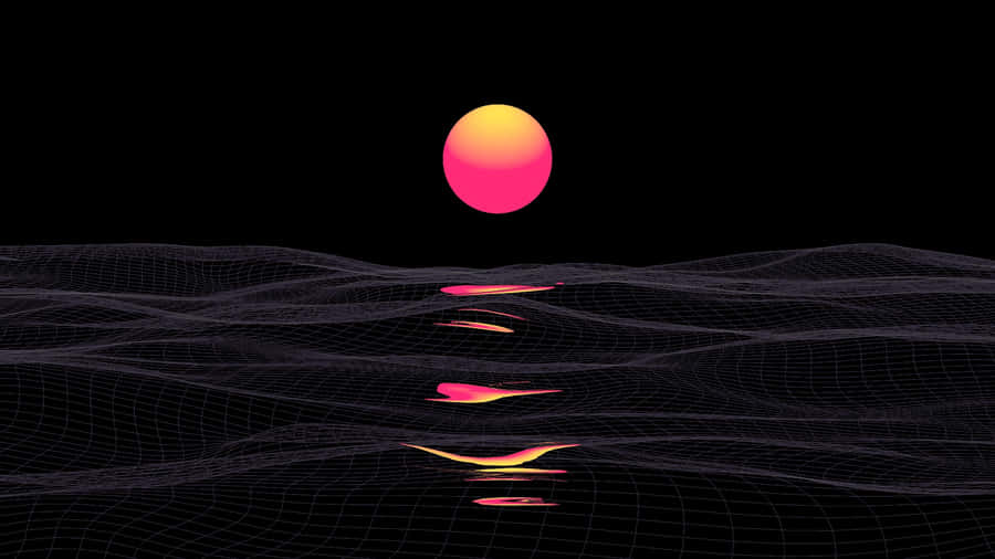 1920x1080 Amoled Sunset Sea Wallpaper