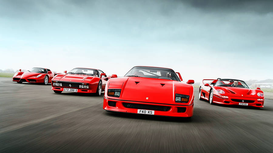 1920x1080 Ferrari 288 Gto F50 Enzo And F40 Wallpaper