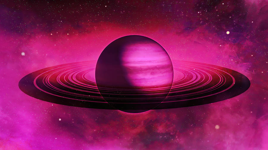1920x1080 Hd Giant Pink Planet Wallpaper