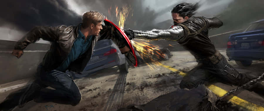 2560 X 1080 Marvel Captain America Wallpaper