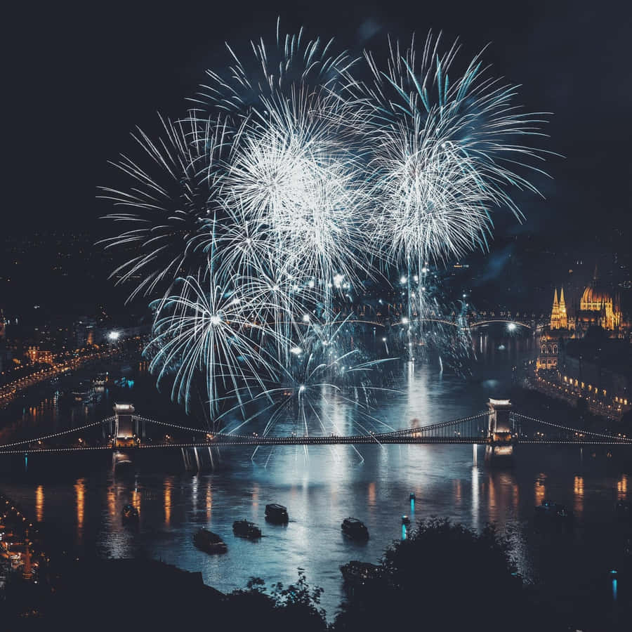 3000x3000 Fireworks Display Wallpaper