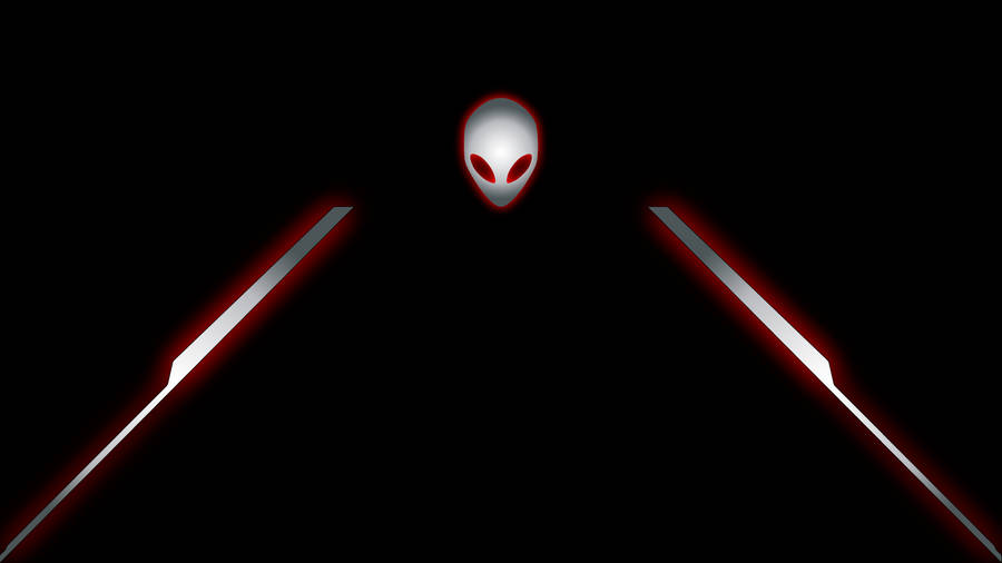 3840x2160 Alienware White Wallpaper