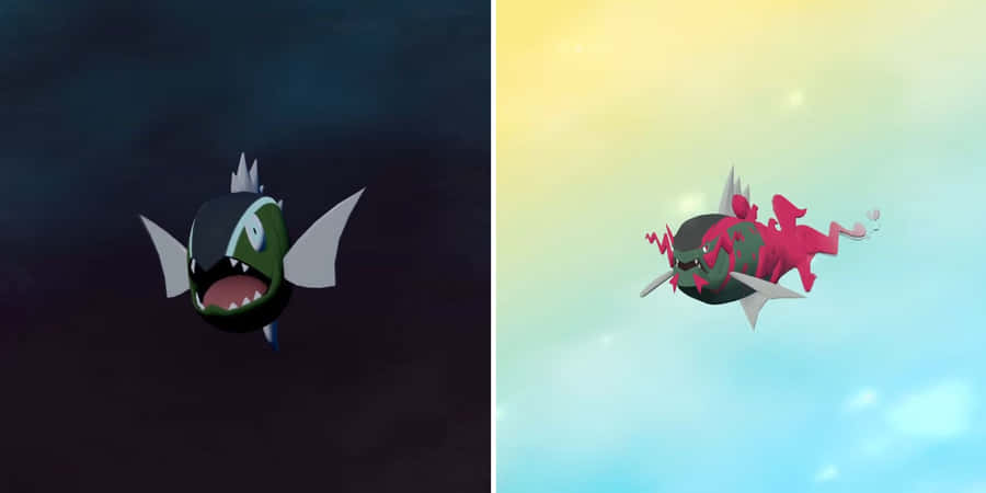 3d Basculin And Basculegion Sprites Wallpaper