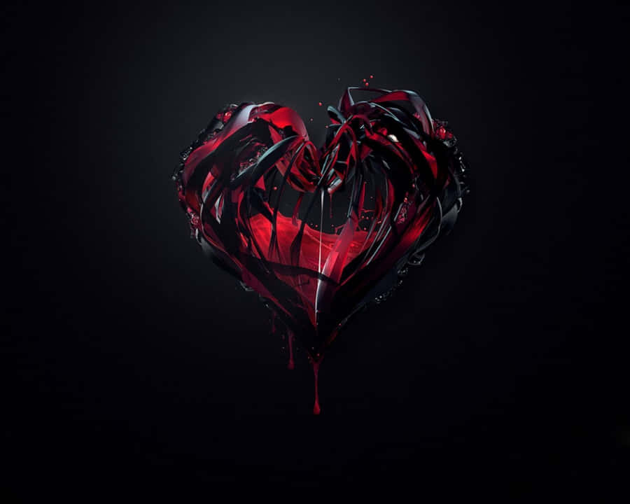 3d Heart: A Lifelike Representation Wallpaper