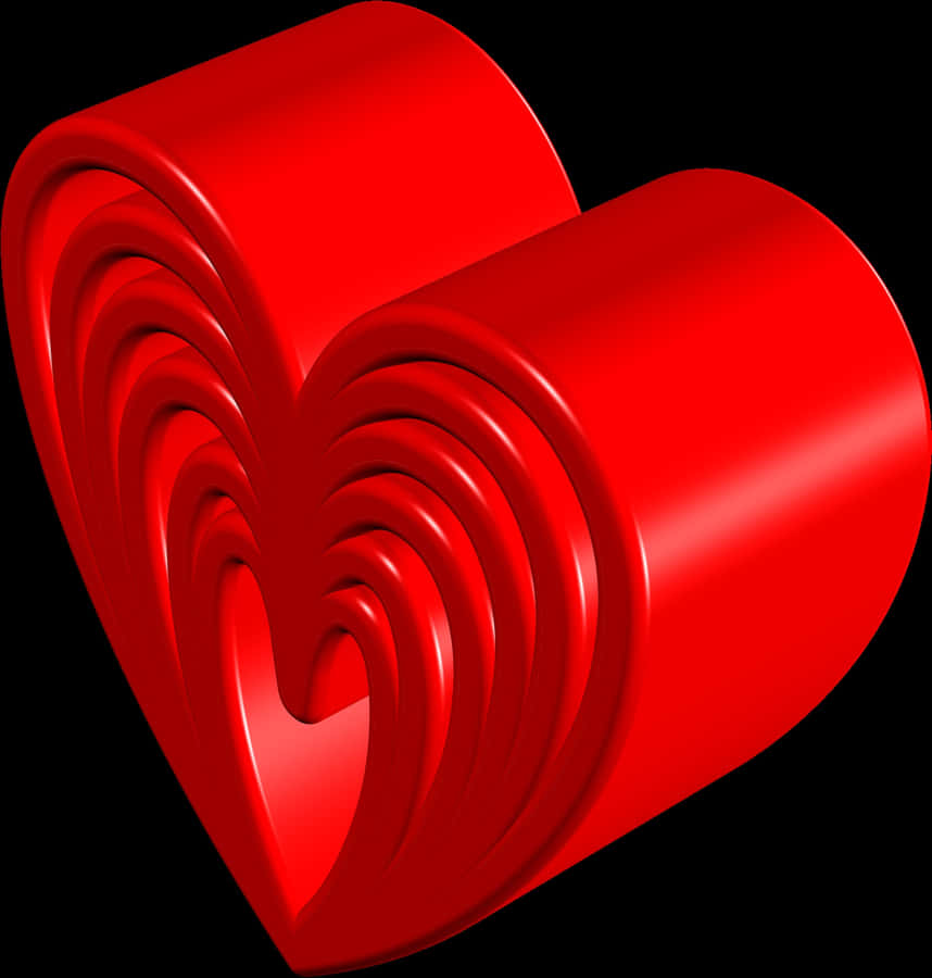 3d Heart Artwork Wallpaper