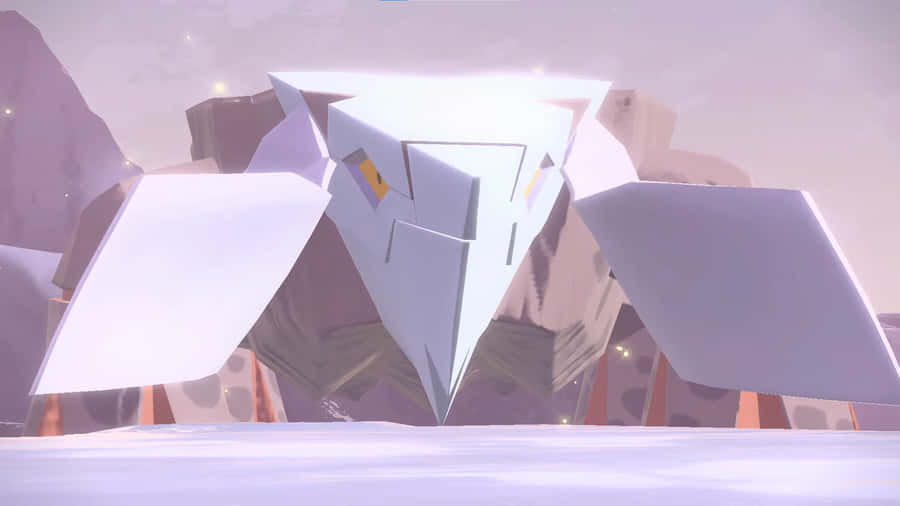 3d Model Of Hisuian Avalugg Wallpaper