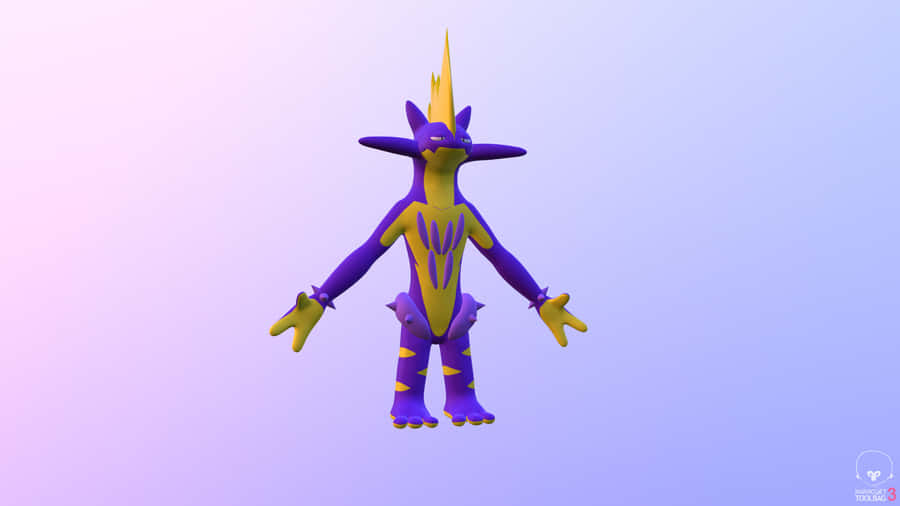 3d Model Of Toxtricity Wallpaper