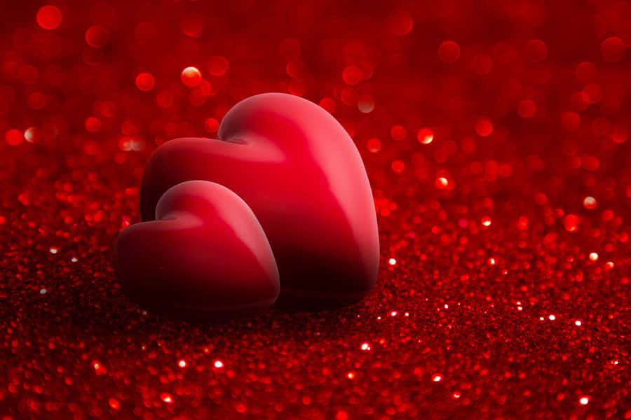 3d Rendered Heart Illustration Wallpaper