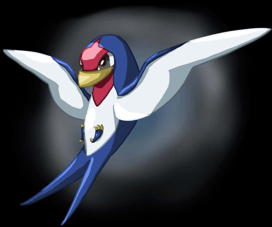 3d Taillow Dark Backdrop Wallpaper