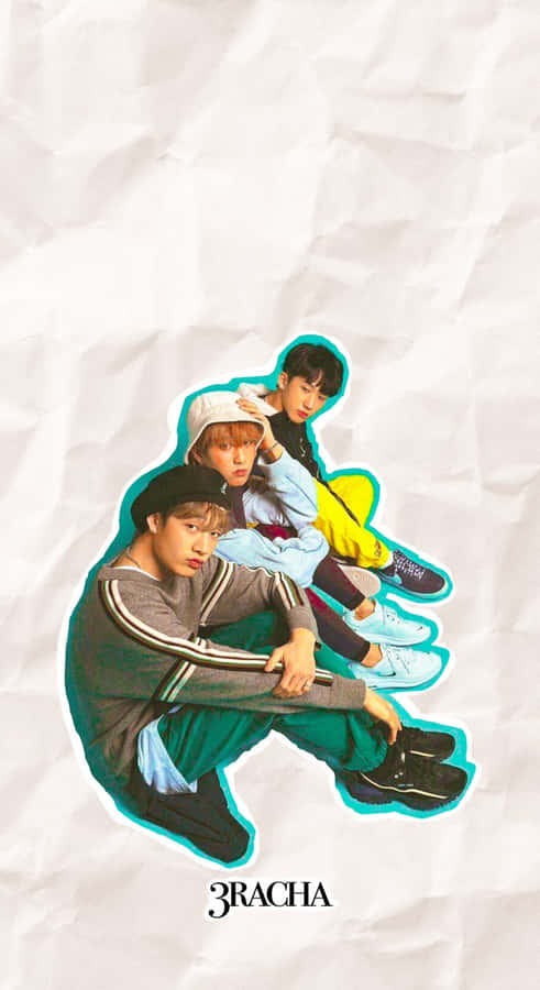 3racha Trio Group Photo Wallpaper