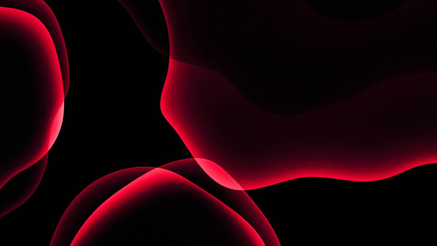 4d Ultra Hd Red Gradient Blobs Wallpaper