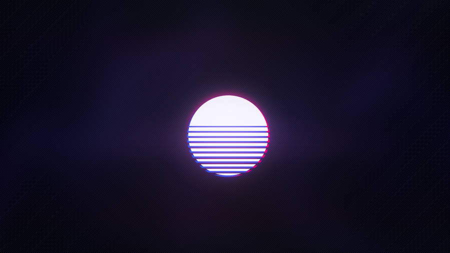 4d Ultra Hd Vaporwave Sunset Wallpaper