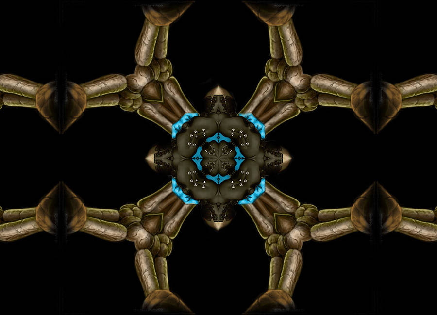 4k Abstract Bone Pattern Wallpaper