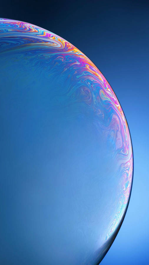 4k Iphone 6 Plus Multicolored Bubble Wallpaper
