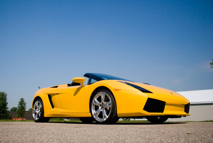 4k Lamborghini Giallo Evros Wallpaper