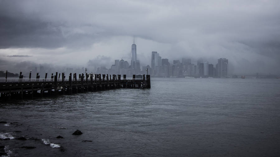 4k New York City Fog Wallpaper