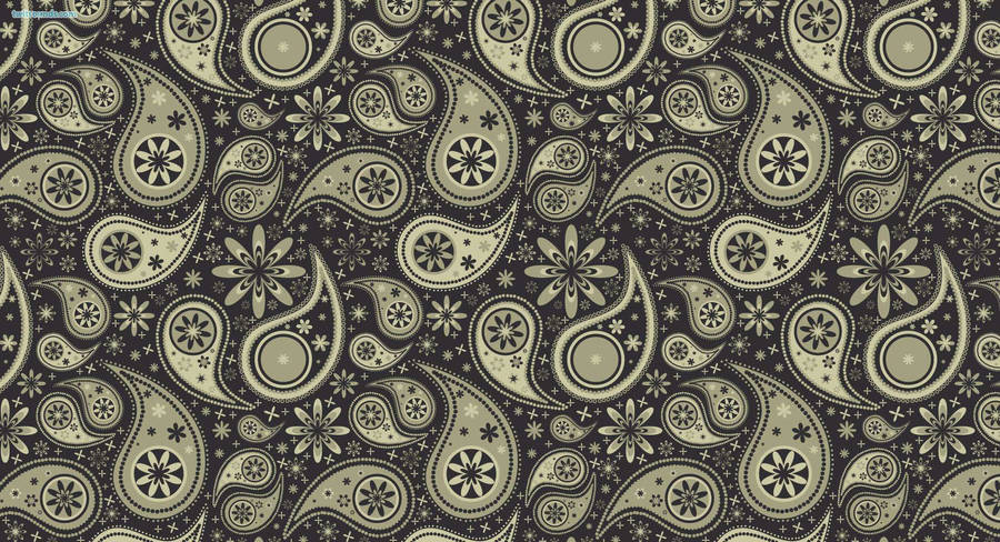 4k Paisley Print Wallpaper