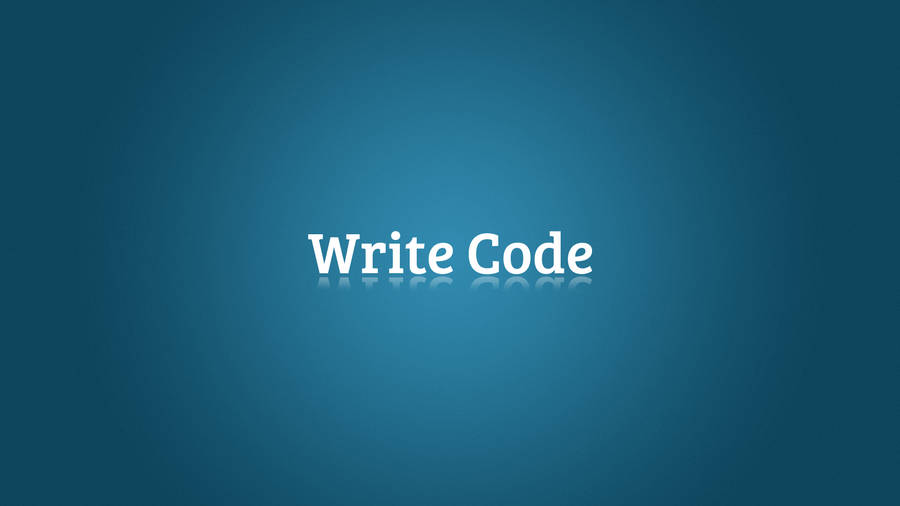 4k Programming Write Code Poster Wallpaper