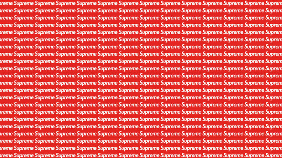 4k Supreme In Pattern Design Wallpaper