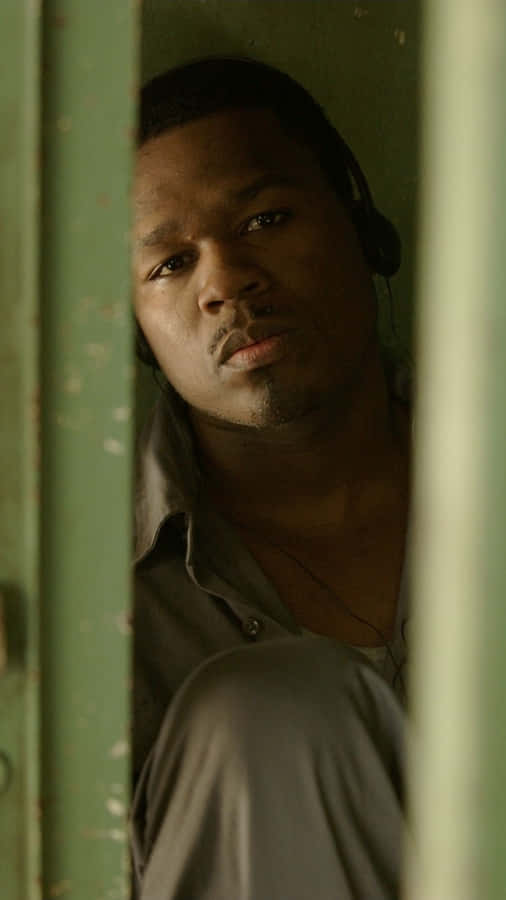 50 Cent Intense Prison Scene Wallpaper