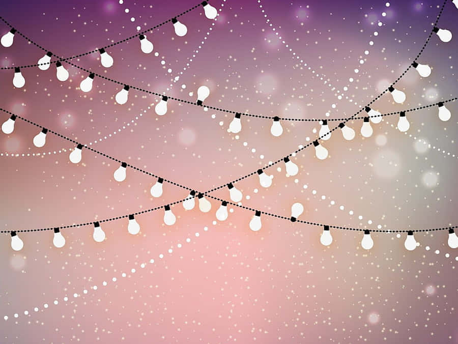 A Background With Lights And A Purple Background Wallpaper