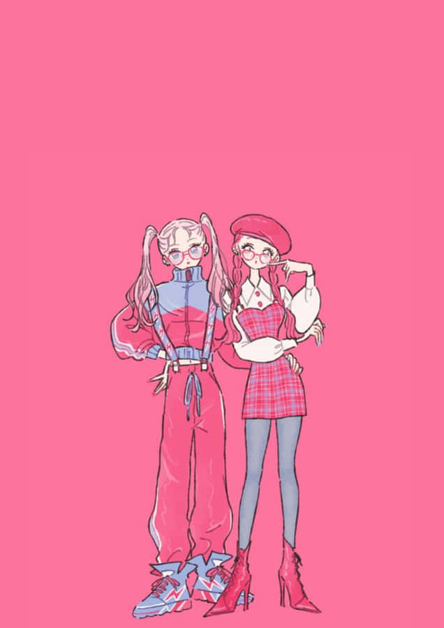 “a Beautiful Anime Character Looking Up At The Stars.” Wallpaper