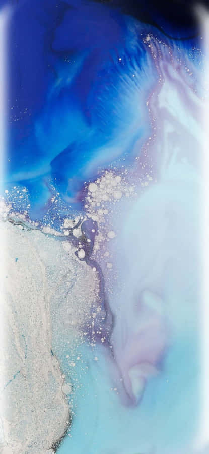 A Beautiful Blue Sky, With Light Clouds And A Sun Rising Over The Horizon. Wallpaper