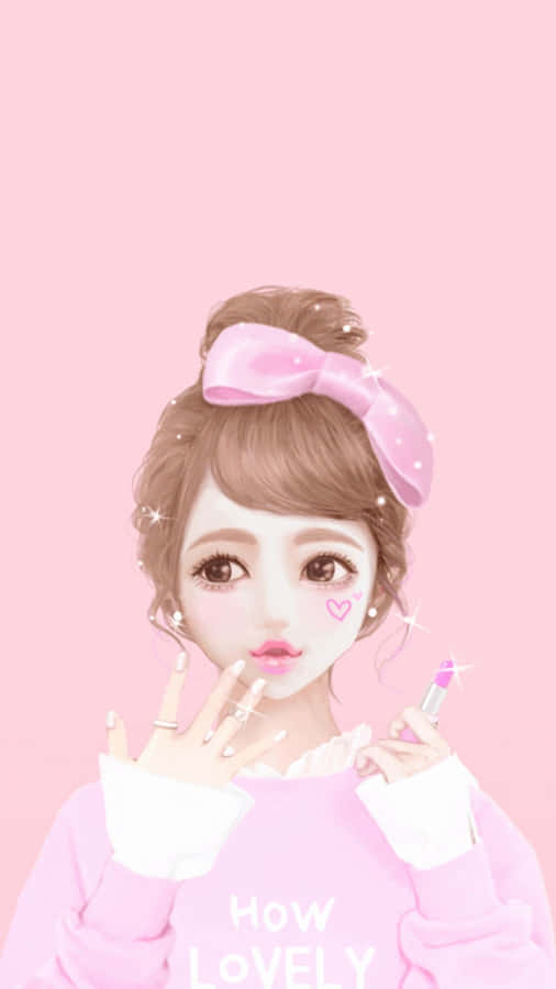 A Beautiful Girly Enjoying A Summer Day. Wallpaper