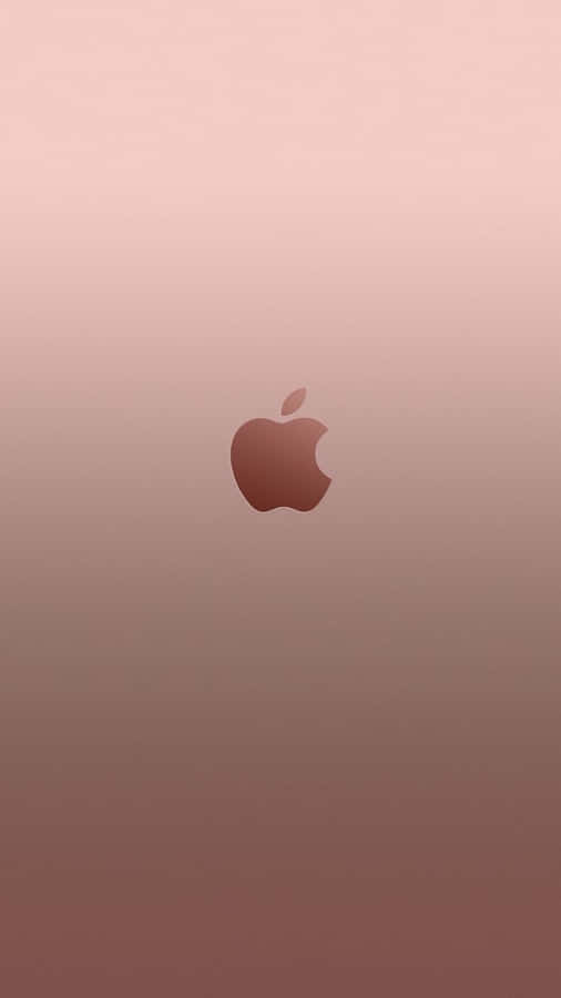 A Beautiful Rose Gold Iphone 6s Wallpaper