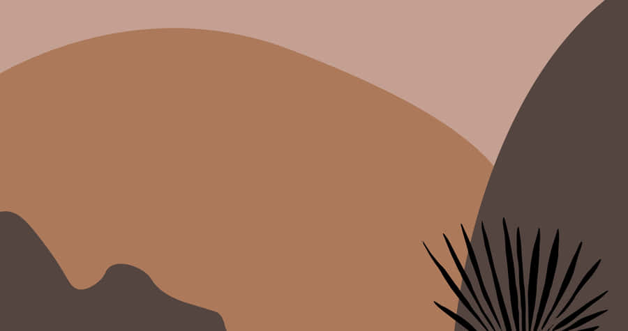 A Beautiful Shingle Beach On A Palm-lined Shore Wallpaper