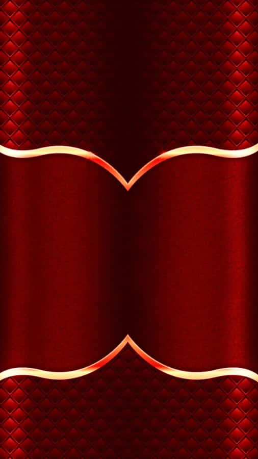 A Beautiful Sight, Reflecting Off Miles Of Bright Red And Gold Wallpaper