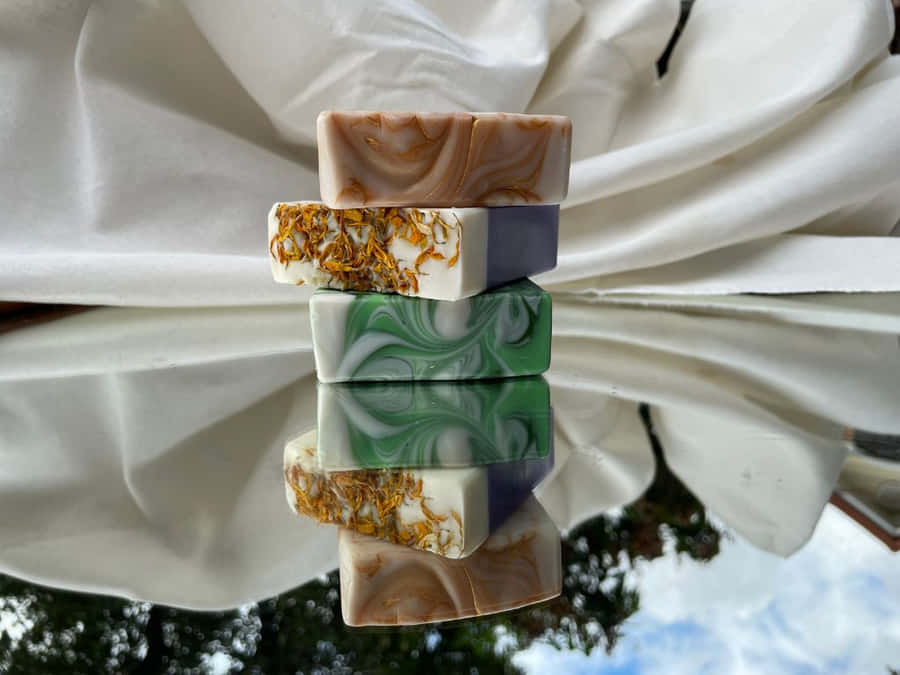 A Beautiful Sunrise Over The Cloudy Sky In The Morning Wallpaper