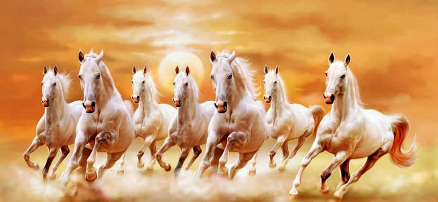 A Beautiful Sunset Reflecting Off Of A Tranquil Ocean Wallpaper