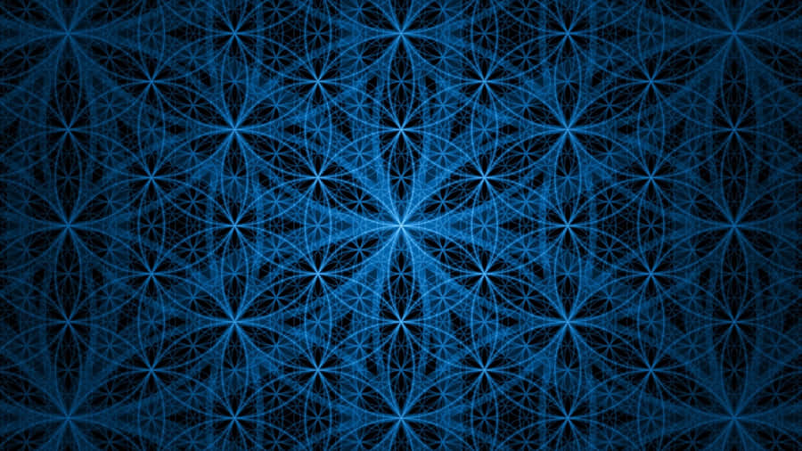 A Blue Abstract Pattern With A Lot Of Stars Wallpaper