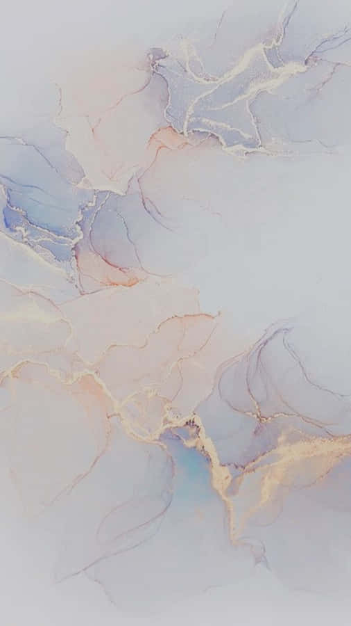 A Blue And Pink Marble Painting On A White Background Wallpaper