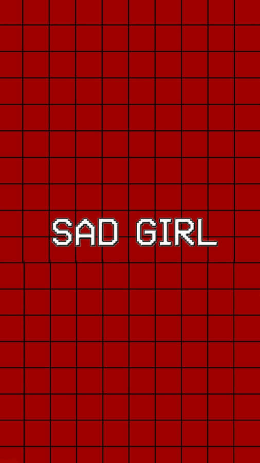 A Bold Red Grunge Aesthetic Wallpaper