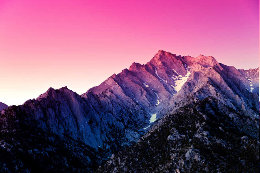 A Breathtaking View Of Purple Mountains Majesty Wallpaper