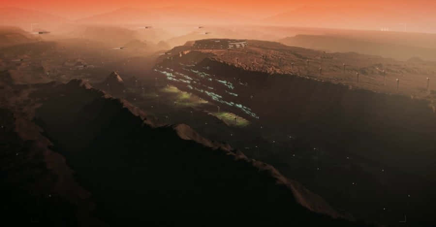 A Breathtaking Vision For Terraforming Mars Wallpaper