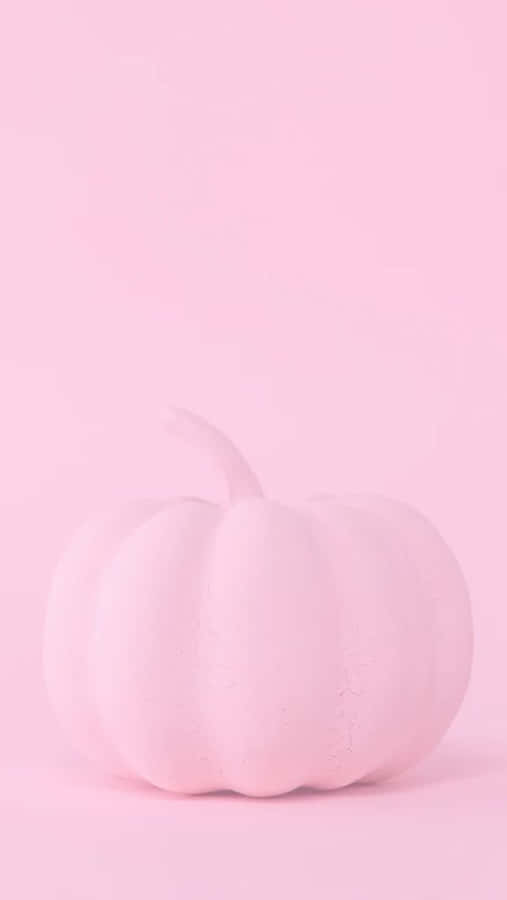 A Bright And Cheerful Pink Pumpkin Harbinger Of The Fall Season Wallpaper