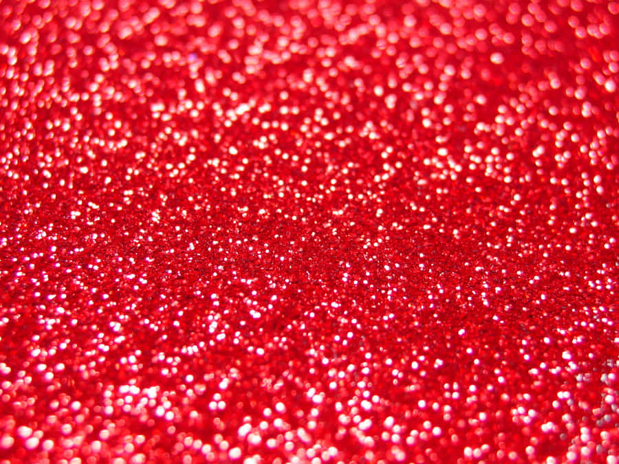 A Bright, Luxurious Red Glitter Background Wallpaper