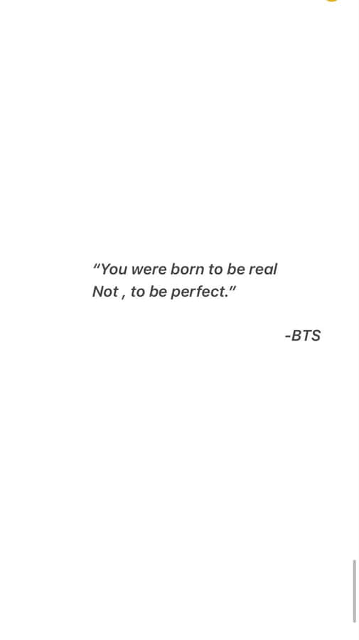 A Captivating Bts Lyrics Wallpaper Showcasing The Beloved Members Of The K-pop Group Wallpaper