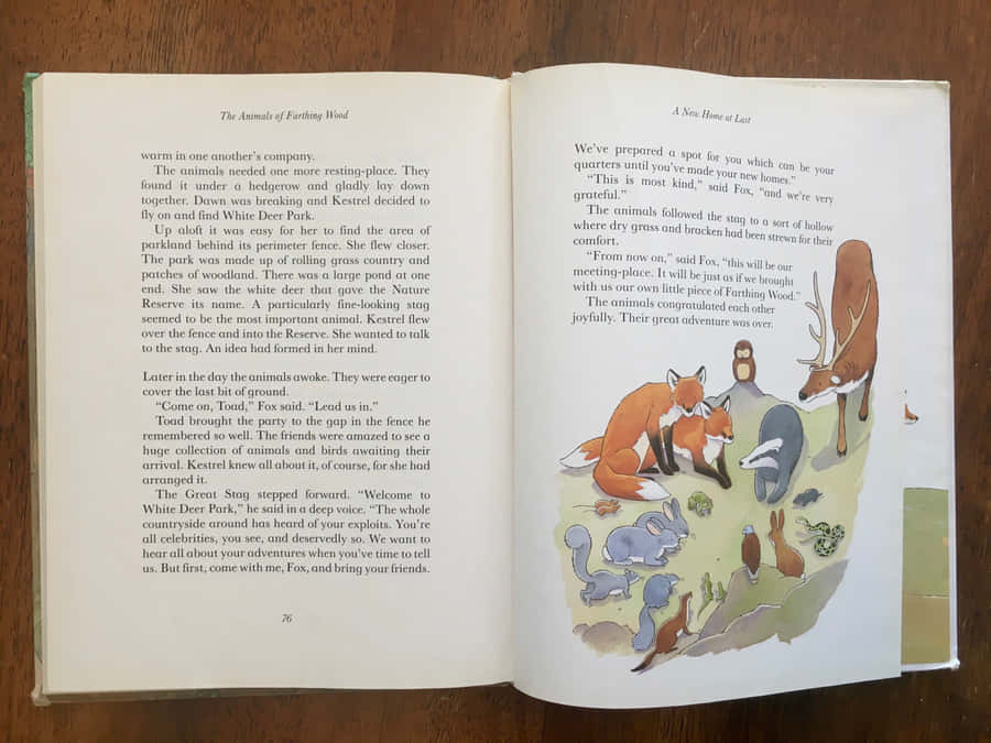 A Chapter From The Animals Of Farthing Wood Wallpaper