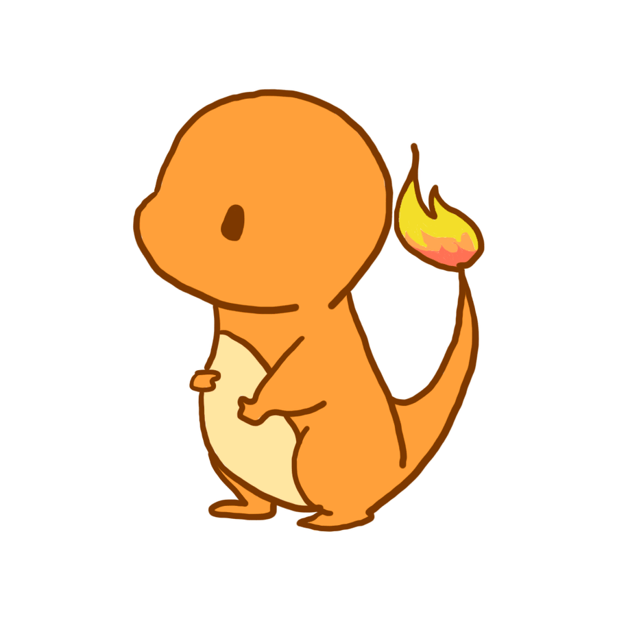 A Charming Smile From A Cute Charmander Wallpaper