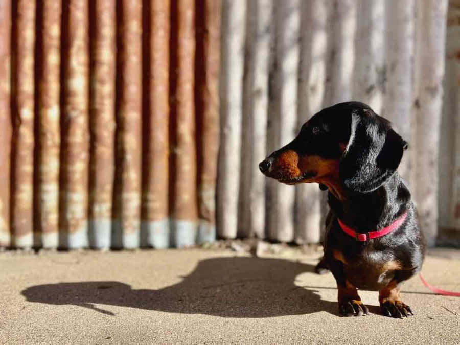 A Cheerful Country Dog Enjoying The Outdoors Wallpaper