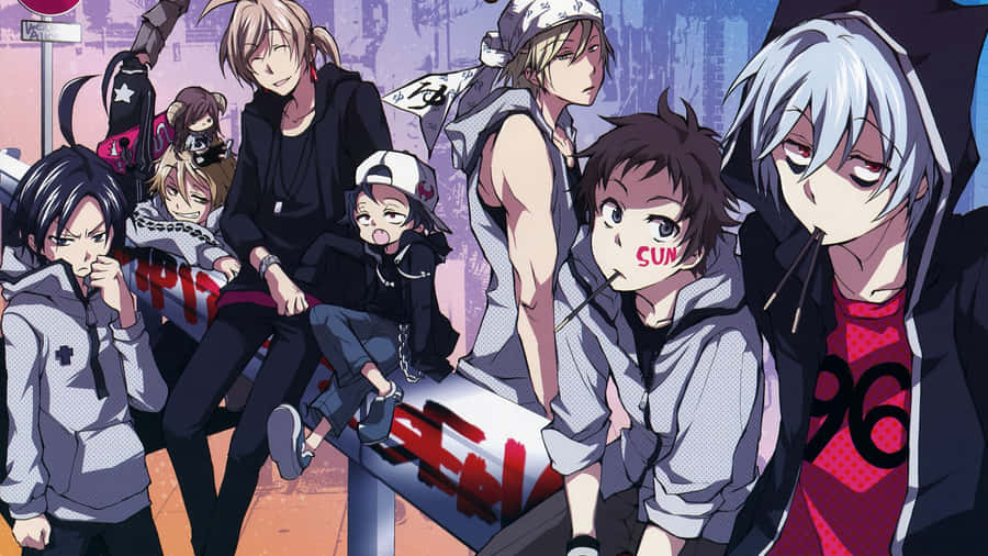 A Chibi Manga Character In A Cute, Colorful Outfit Wallpaper