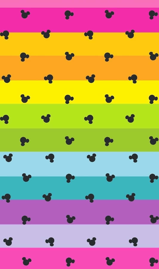 A Classic Look With Iconic Mickey Mouse Ears. Wallpaper