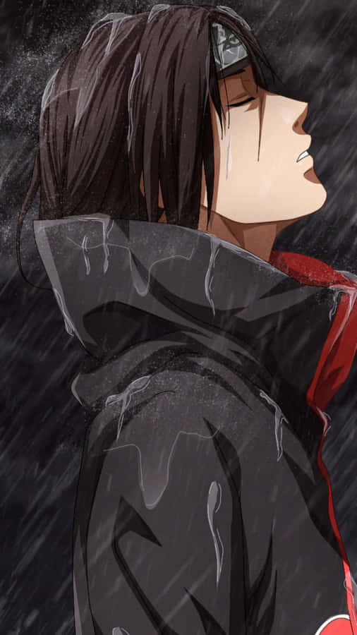 A Close Up Of Itachi Uchiha’s Face Wallpaper